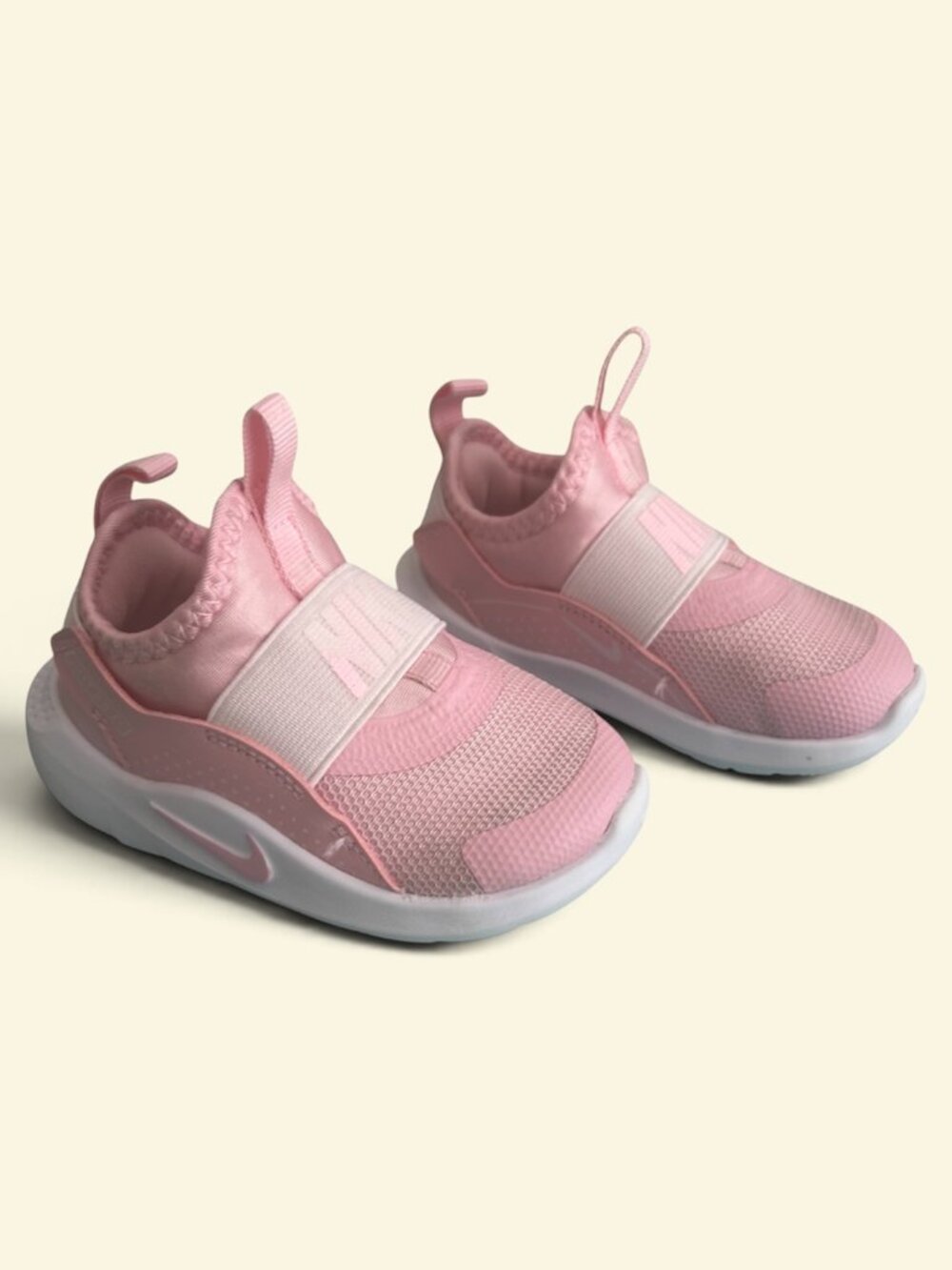 Nike Flex Runner 4 Baby Toddler Girl Size 4.5 Pink Slip On Sneakers